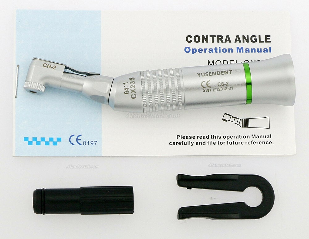 YUSENDENT CX235 C8-2 64:1 Reduction Dental E-Type Contra Angle Low Speed Handpiece